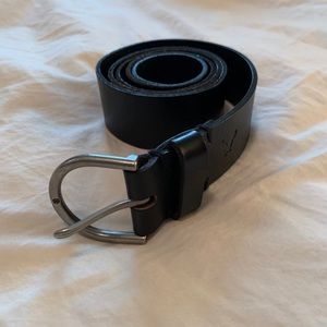 Black Leather Belt